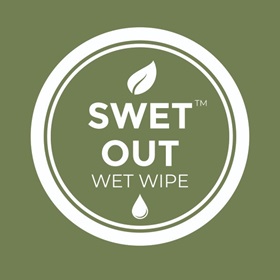 Swet Out Wet Wipe logo